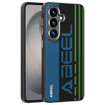 ABEEL For Samsung Galaxy S26+ Magnetic Case Micro-Embossing 6D Printed PC TPU Aluminum Alloy Leather Phone Cover