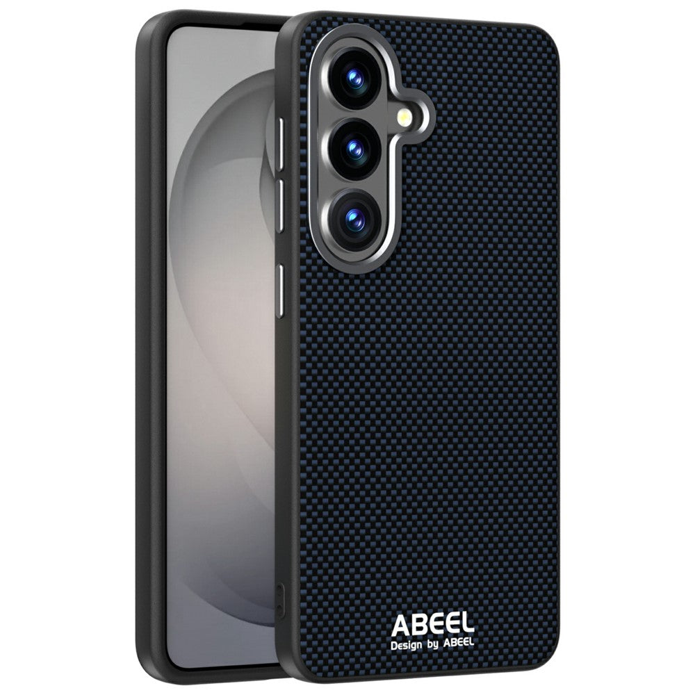 ABEEL For Samsung Galaxy S26+ Magnetic Case Printed PC TPU Aluminum Alloy Leather Phone Cover