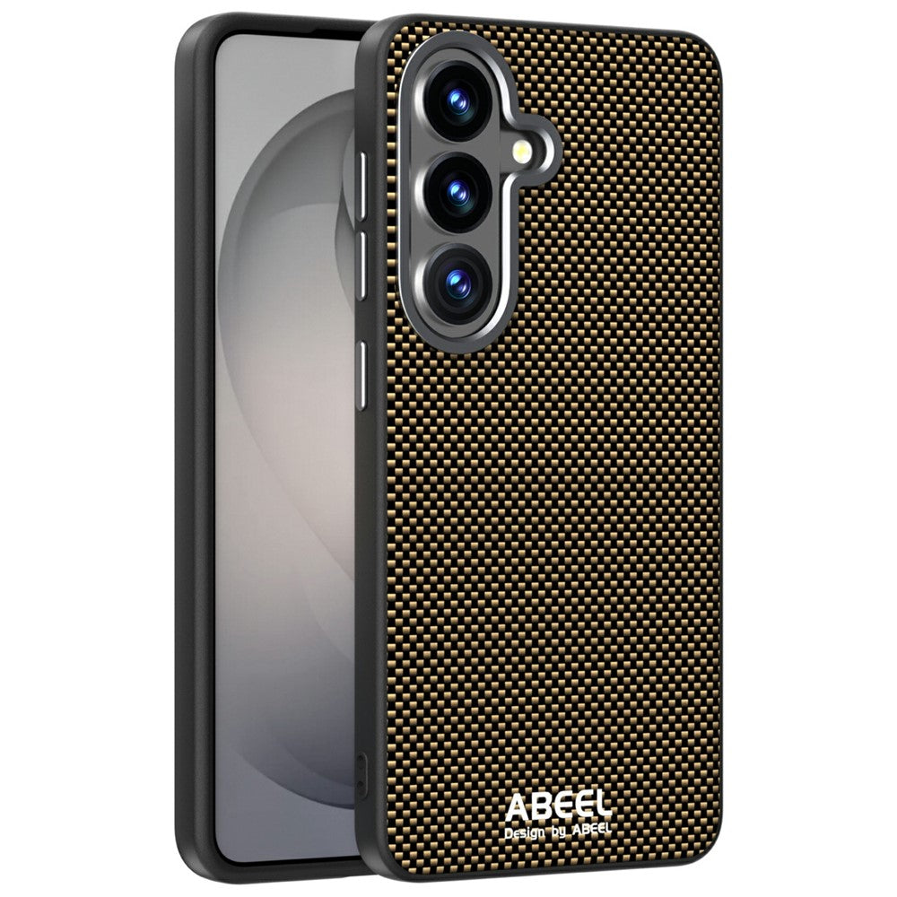 ABEEL For Samsung Galaxy S26+ Magnetic Case Printed PC TPU Aluminum Alloy Leather Phone Cover