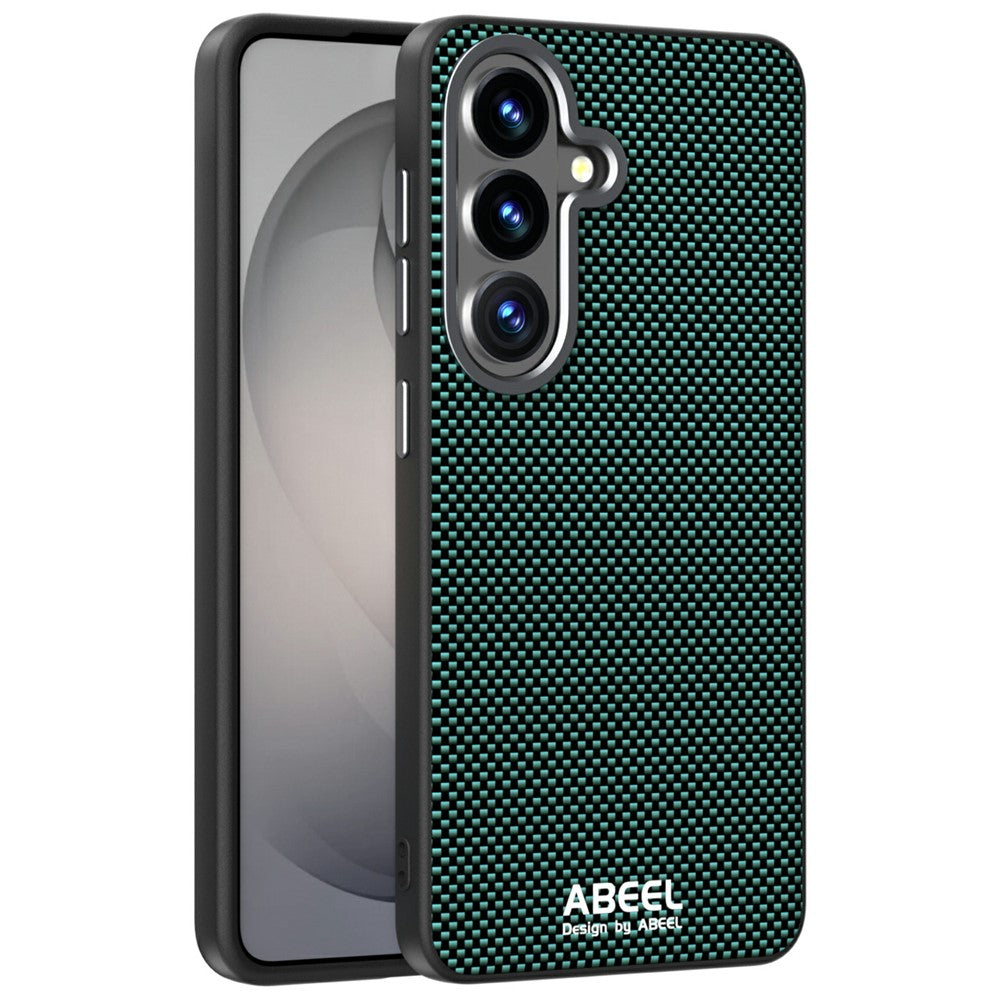 ABEEL For Samsung Galaxy S26+ Magnetic Case Printed PC TPU Aluminum Alloy Leather Phone Cover