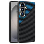 ABEEL For Samsung Galaxy S26+ Magnetic Case Slim Carbon Fiber Texture TPU PC PU Phone Back Cover