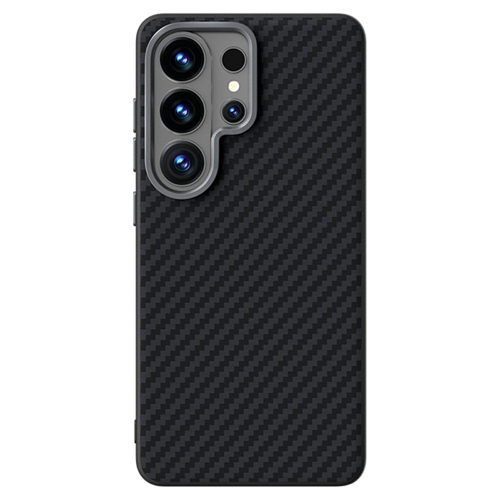 ABEEL For Samsung Galaxy S26 Ultra Magnetic Case Carbon Fiber Texture Phone Back Cover
