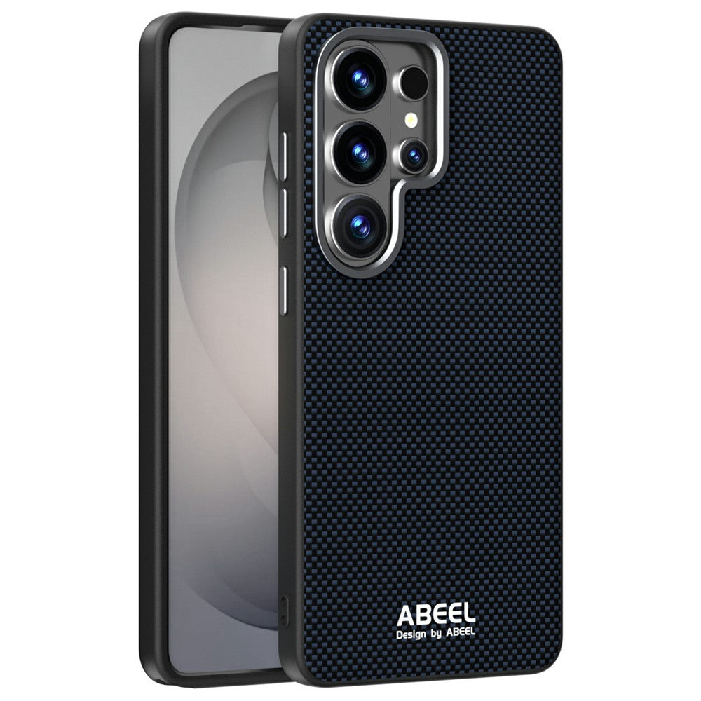 ABEEL Til Samsung Galaxy S26 Ultra Magnetisk Cover Trykt PC TPU Aluminiumslegering Læder Telefoncover