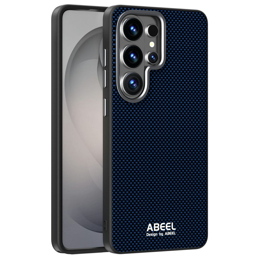 ABEEL Til Samsung Galaxy S26 Ultra Magnetisk Cover Trykt PC TPU Aluminiumslegering Læder Telefoncover