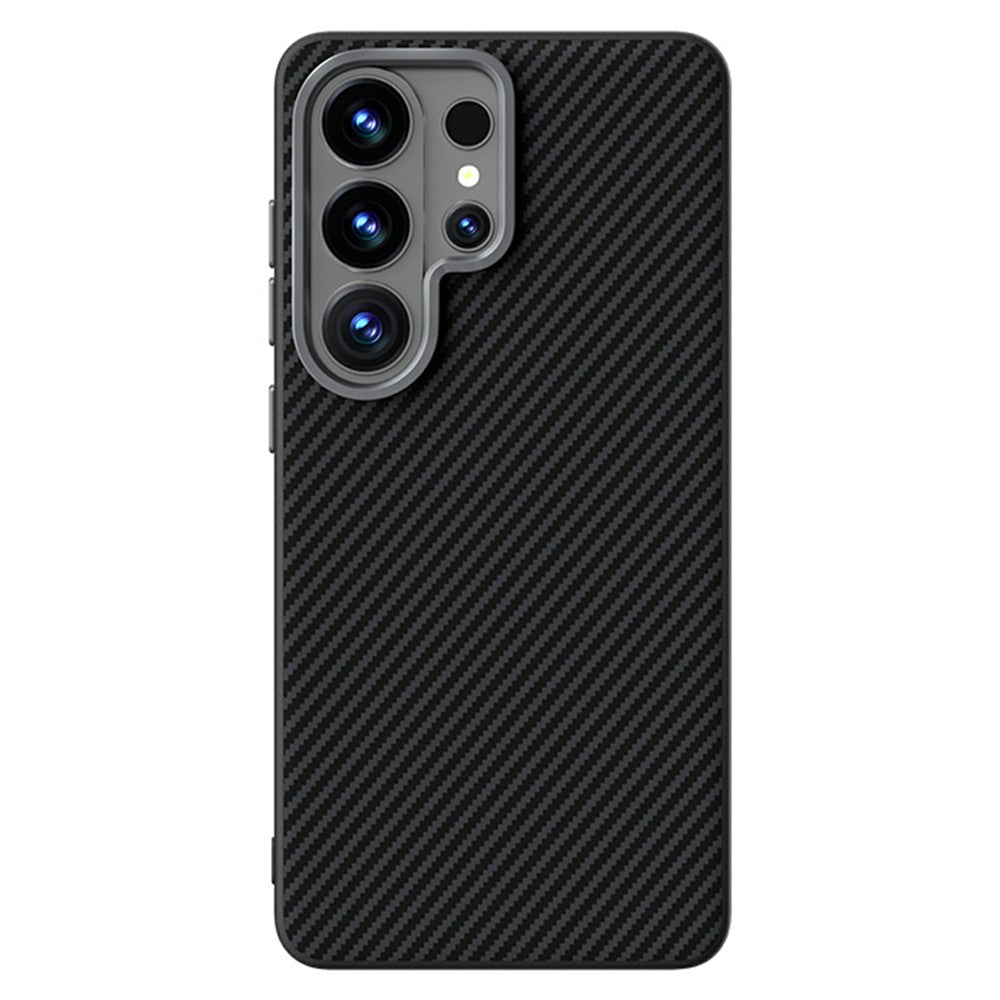 ABEEL til Samsung Galaxy S26 Ultra magnetisk cover kulfibertekstur TPU PC PU telefonbagcover