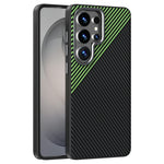 ABEEL til Samsung Galaxy S26 Ultra magnetisk cover kulfibertekstur TPU PC PU telefonbagcover