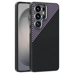 ABEEL til Samsung Galaxy S26 Ultra magnetisk cover kulfibertekstur TPU PC PU telefonbagcover