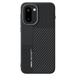 ABEEL Til OnePlus 15R 5G Magnetisk Etui PC + TPU + Aluminiumslegering + PU Læder Slankt Telefon Bagcover
