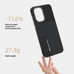 ABEEL Til OnePlus 15R 5G Magnetisk Etui PC + TPU + Aluminiumslegering + PU Læder Slankt Telefon Bagcover