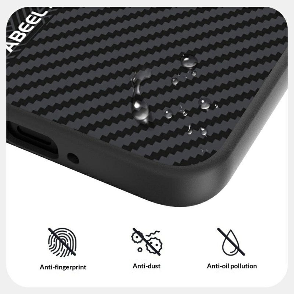 ABEEL Til OnePlus 15R 5G Magnetisk Etui PC + TPU + Aluminiumslegering + PU Læder Slankt Telefon Bagcover