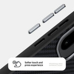 ABEEL För OnePlus 15R 5G Magnetiskt Skal Brett Kolfiberstruktur mobil Baksida
