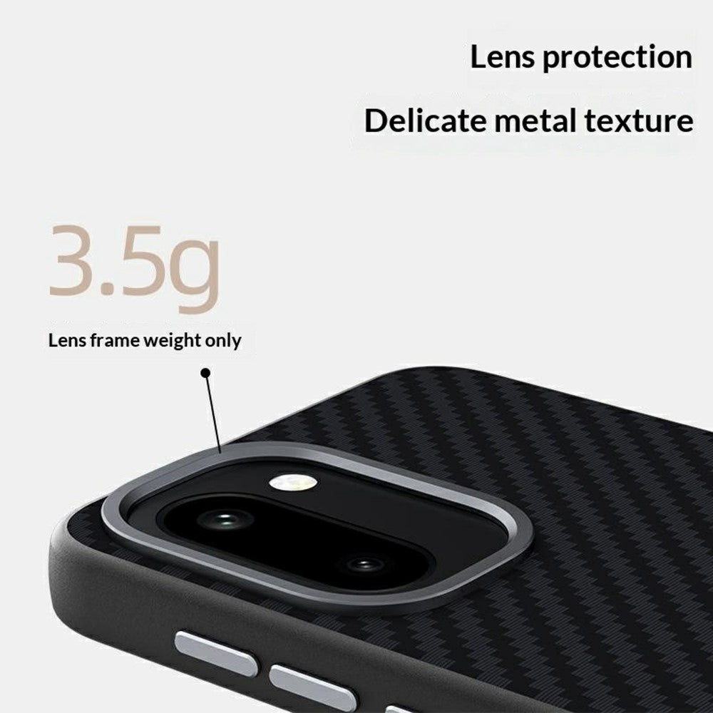 ABEEL För OnePlus 15R 5G Magnetiskt Skal Brett Kolfiberstruktur mobil Baksida