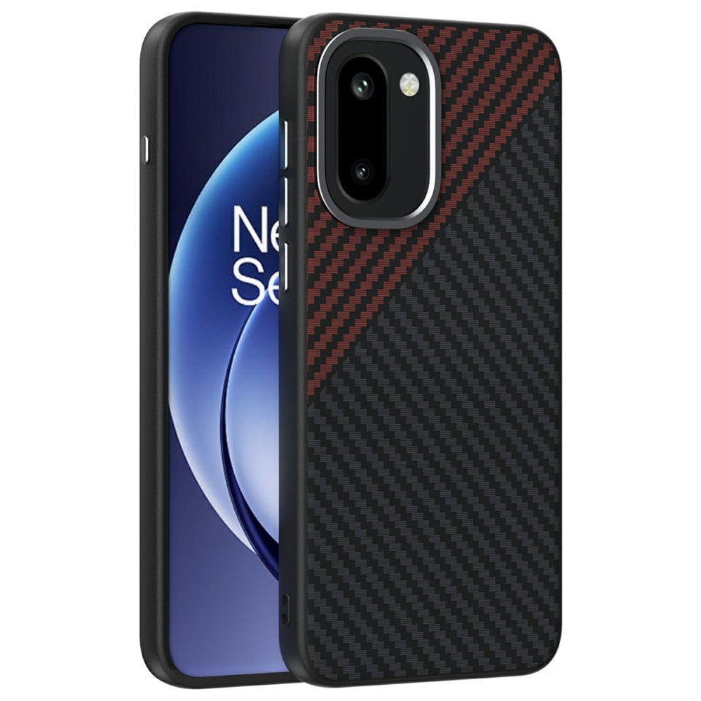 ABEEL För OnePlus 15R 5G Magnetiskt Skal Brett Kolfiberstruktur mobil Baksida