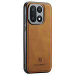 DG.MING For OnePlus 15 5G Case PU Leather Covered PC + TPU Hybrid Phone Shell