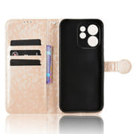 For Oppo Reno15 F 5G Wallet Case Dot Pattern Imprint PU Leather Phone Cover with Wrist Strap