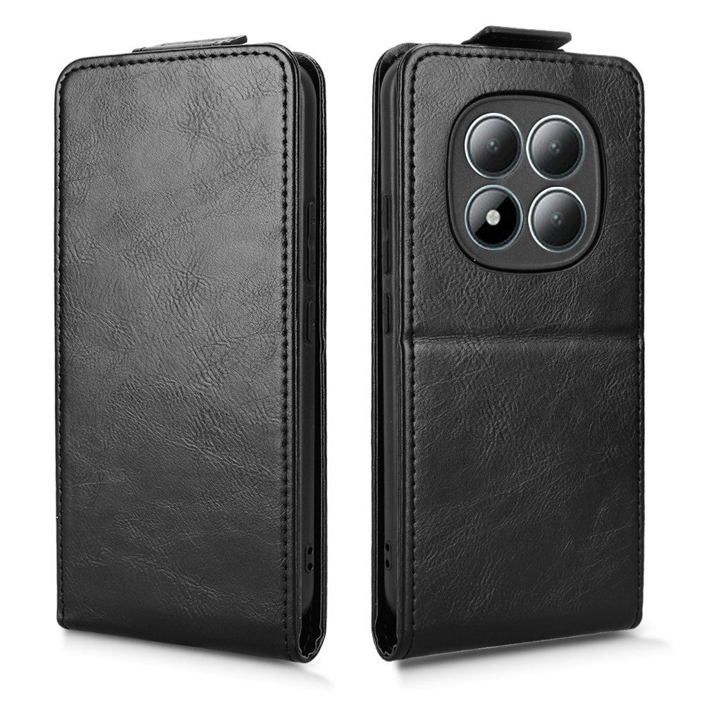 For Xiaomi Redmi Note 15 4G (Global) Stand Case Magnetic Clasp Vertical Flip Leather Phone Cover with Card Holder