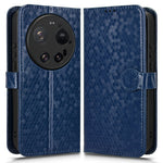 For Xiaomi 17 Ultra 5G Wallet Case Dot Pattern Imprint PU Leather Phone Cover with Wrist Strap