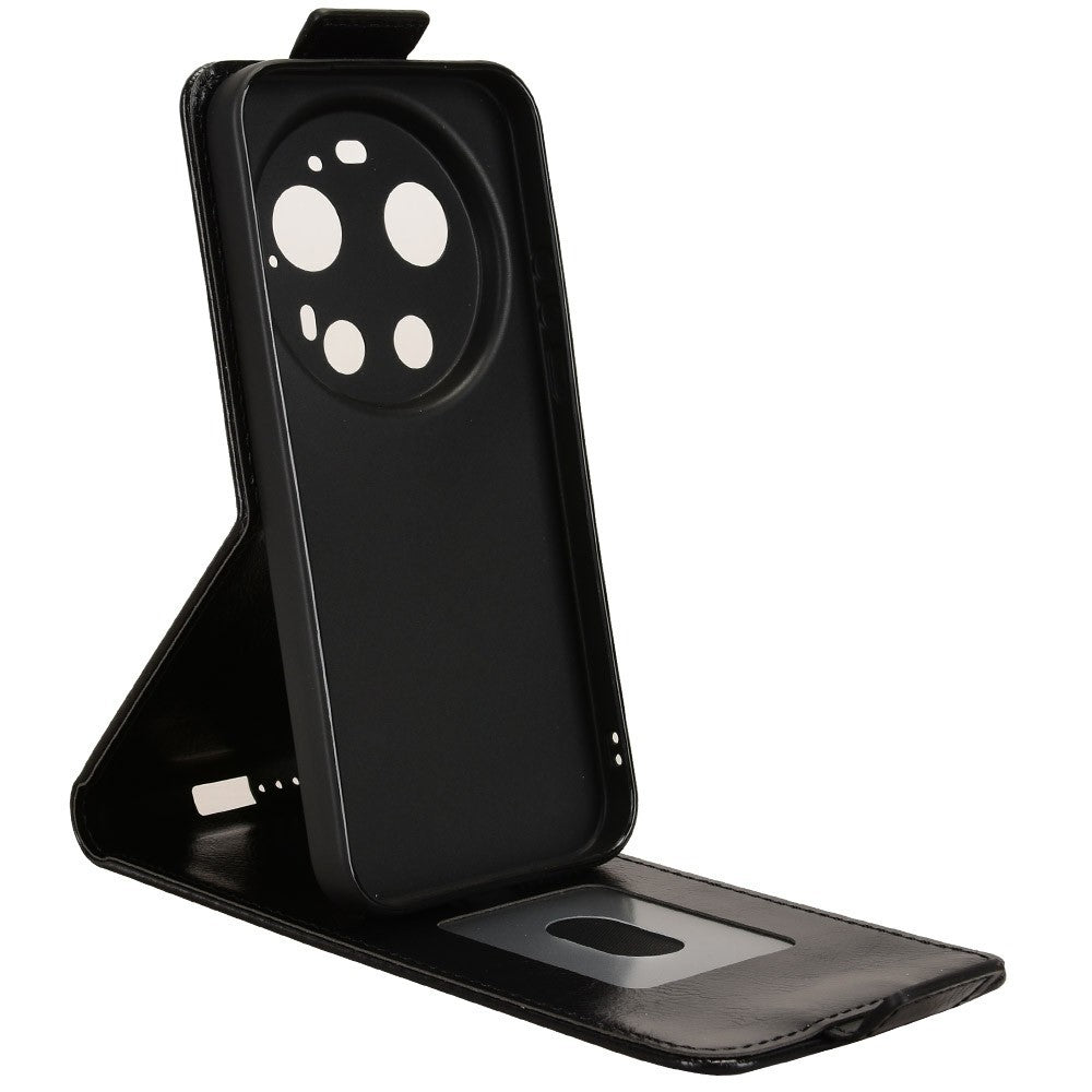 For Xiaomi 17 Ultra 5G Stand Case Magnetic Clasp Vertical Flip Leather Phone Cover with Card Holder