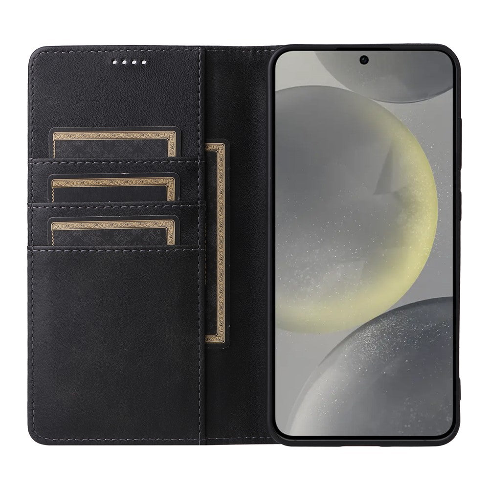 Samsung Galaxy S26+ Fodral RFID-blockerande PU-läder plånboksfodral