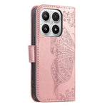 For Xiaomi 17 Case with Strap Butterfly Pattern PU Leather Wallet Phone Cover