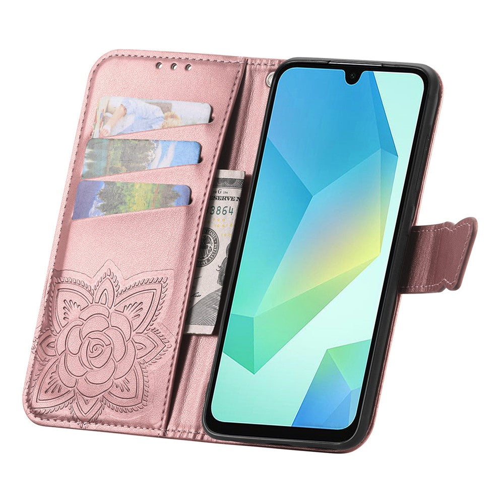 For Xiaomi 17 Case with Strap Butterfly Pattern PU Leather Wallet Phone Cover