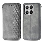 For Xiaomi 17 Case Rhombus Imprint PU Leather Wallet Phone Cover