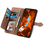 Phone Case For Xiaomi Poco M8 5G / Redmi Note 15 5G (Global) / 15 4G (Global) Zipper Wallet with Strap Flower Imprint PU Leather Phone Cover