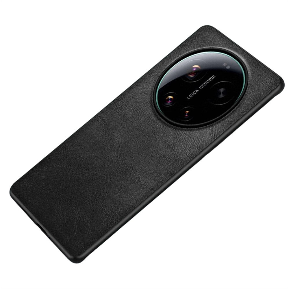 Xiaomi 17 Ultra 5G-skal Retro Läderbelagt PC + TPU mobilskal