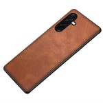 Samsung Galaxy S26-skal Retro Läderbelagd PC + TPU mobilskal