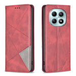 For Xiaomi Poco M8 5G / Redmi Note 15 5G (Global) / 15 4G (Global) Case Card Slots Geometry Imprint Leather Phone Cover