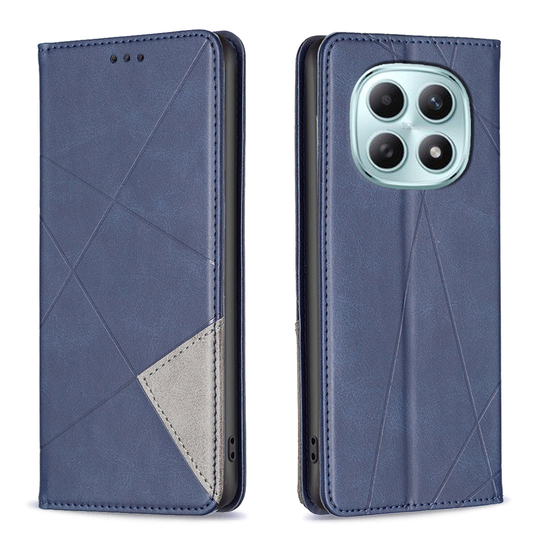 For Xiaomi Poco M8 5G / Redmi Note 15 5G (Global) / 15 4G (Global) Case Card Slots Geometry Imprint Leather Phone Cover