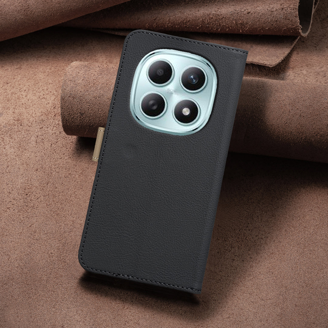 BINFEN COLOR For Xiaomi Poco M8 5G / Redmi Note 15 5G (Global) / 15 4G (Global) Leather Case  BF36 Floral Pattern Phone Cover RFID Blocking Wallet Stand