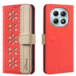BINFEN COLOR For Xiaomi Poco M8 5G / Redmi Note 15 5G (Global) / 15 4G (Global) Leather Case  BF36 Floral Pattern Phone Cover RFID Blocking Wallet Stand