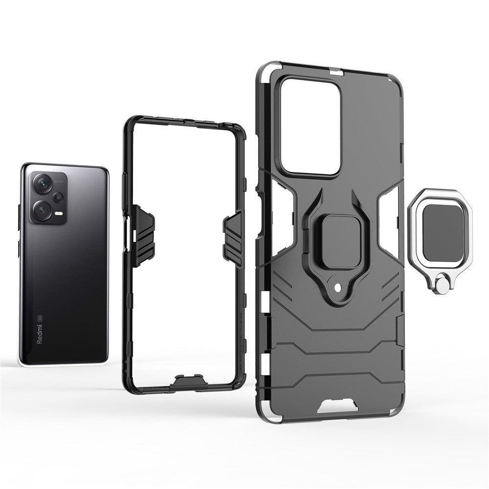 Xiaomi Redmi Note 12 Pro+ 5G Ringhållare Stöd mobilskal Stötsäkert PC+TPU Hybridskal