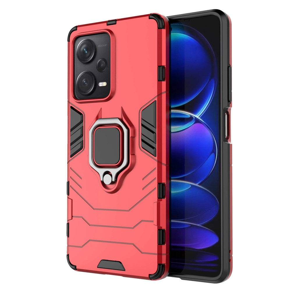 Xiaomi Redmi Note 12 Pro+ 5G Ringhållare Stöd mobilskal Stötsäkert PC+TPU Hybridskal