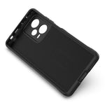 For Xiaomi Redmi Note 12 Pro+ 5G Soft TPU Impact-Resistant Case Rugged Back Anti-Slip Phone Cover
