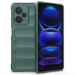 For Xiaomi Redmi Note 12 Pro+ 5G Soft TPU Impact-Resistant Case Rugged Back Anti-Slip Phone Cover