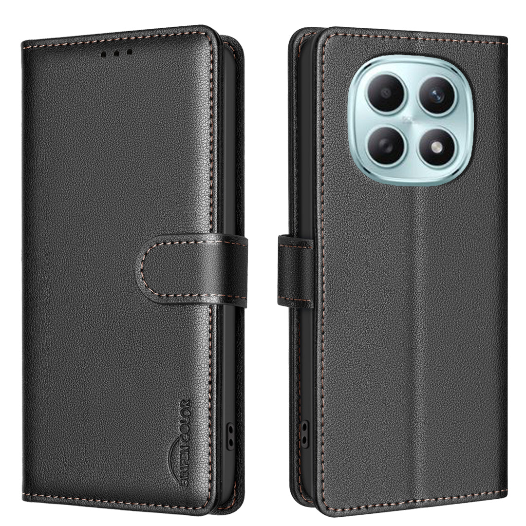 BINFEN COLOR For Xiaomi Poco M8 5G / Redmi Note 15 5G (Global) / 15 4G (Global) Leather Case  BF32 Wallet RFID Blocking Phone Cover