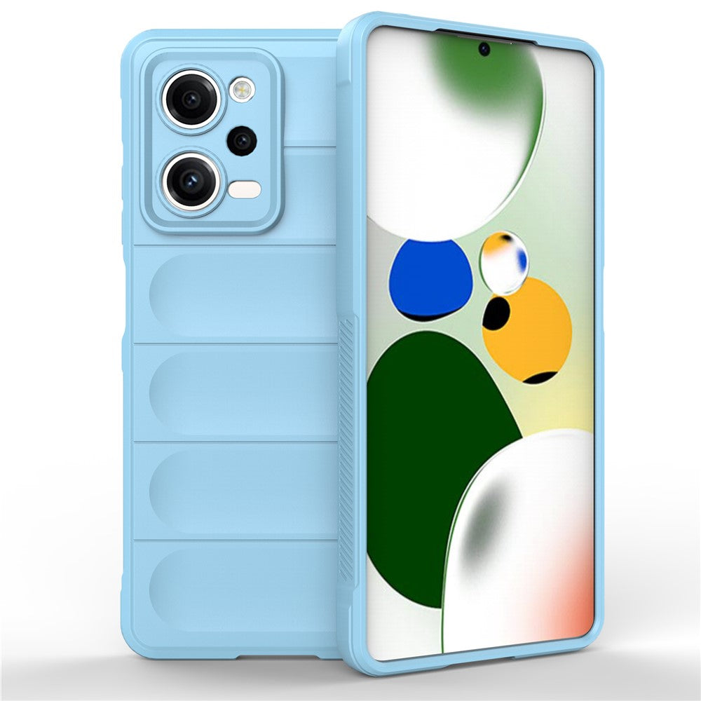 Xiaomi Redmi Note 12 Pro 5G Stoppsäkert bakstycke Flexibelt TPU reptåligt mobilskal