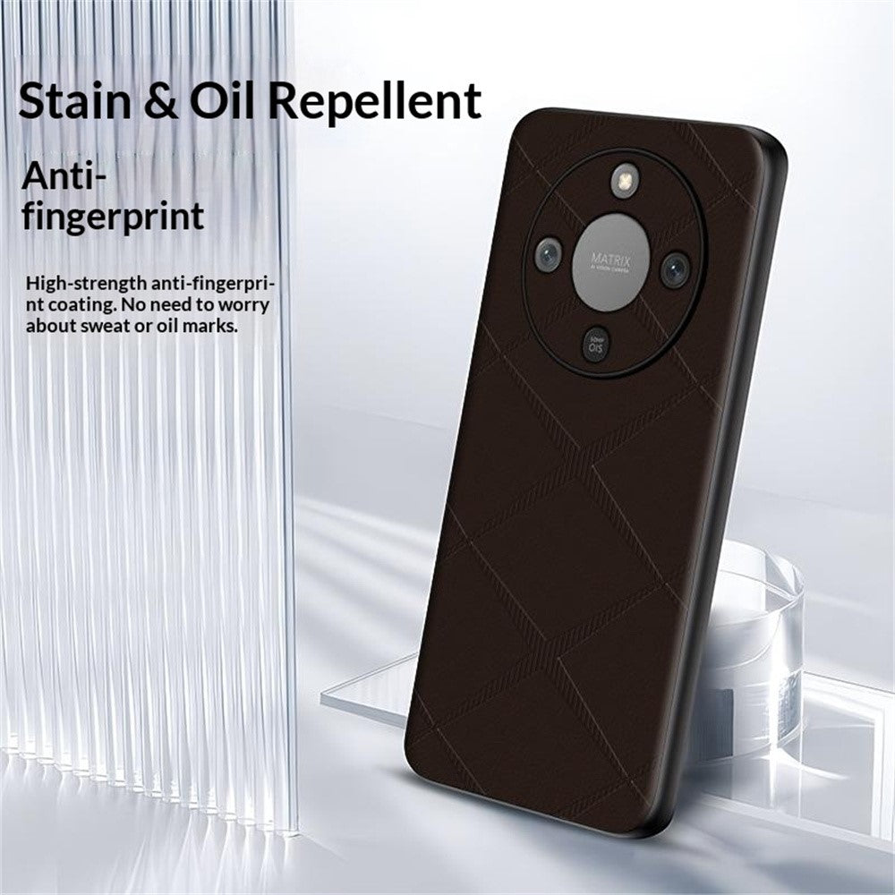 Phone Case For Honor Magic8 Lite 5G  /  X9d 5G  /  X70 5G X-Patterned TPU PU Leather PC Anti-Drop Phone Cover