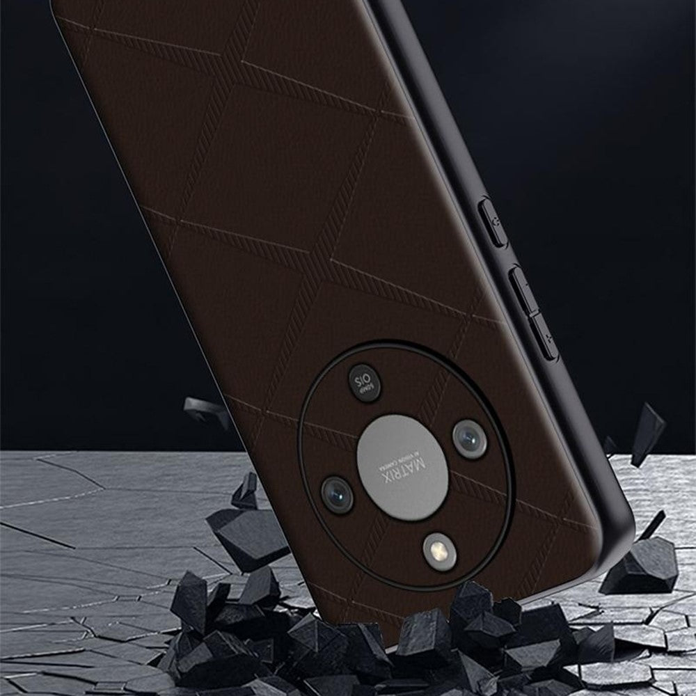 Phone Case For Honor Magic8 Lite 5G  /  X9d 5G  /  X70 5G X-Patterned TPU PU Leather PC Anti-Drop Phone Cover