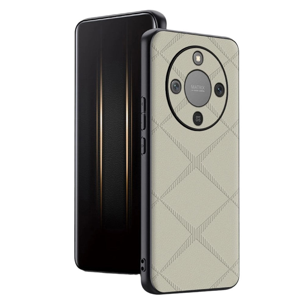Phone Case For Honor Magic8 Lite 5G  /  X9d 5G  /  X70 5G X-Patterned TPU PU Leather PC Anti-Drop Phone Cover