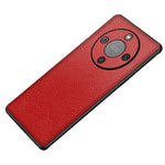 Phone Case For Honor Magic8 Lite 5G  /  X9d 5G  /  X70 5G Litchi Texture PU Leather Coated PC + TPU Protective Phone Back Cover