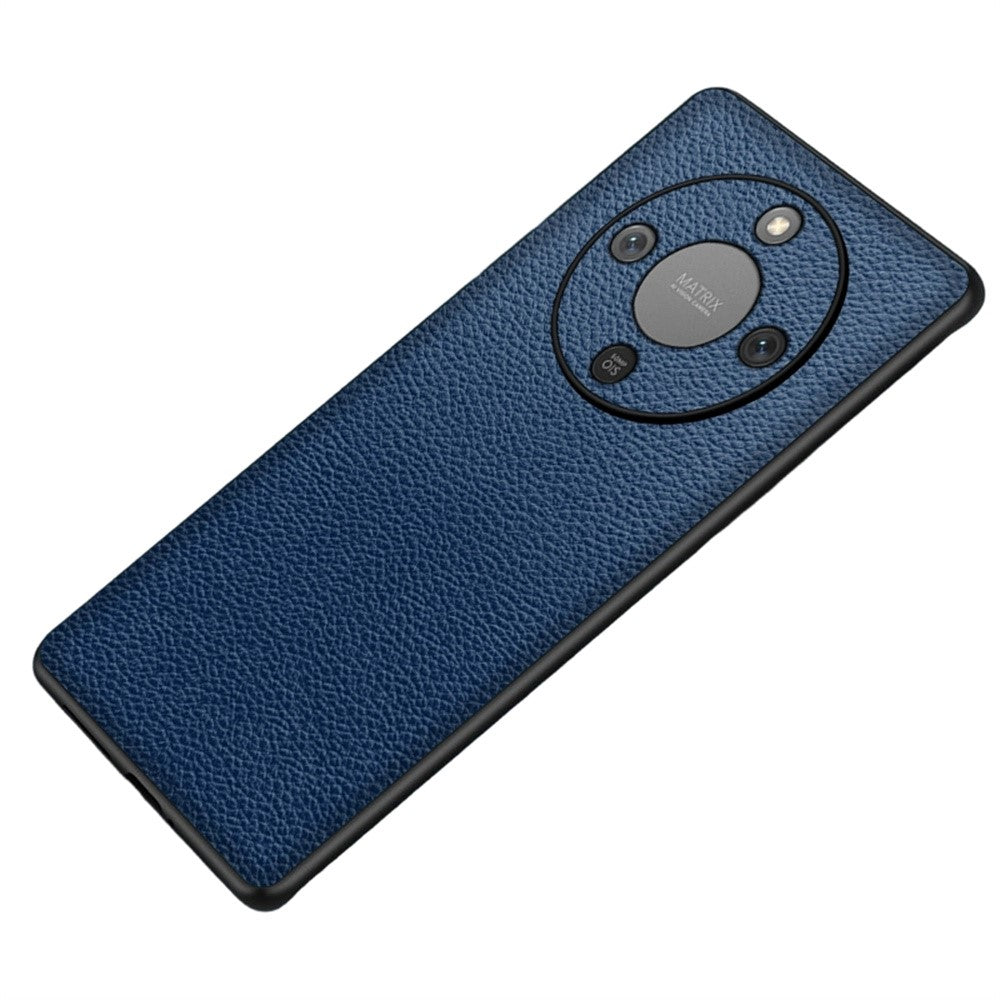Phone Case For Honor Magic8 Lite 5G  /  X9d 5G  /  X70 5G Litchi Texture PU Leather Coated PC + TPU Protective Phone Back Cover