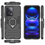 Xiaomi Redmi Note 12 Pro 5G / Note 12 Pro Speed 5G / Poco X5 Pro 5G Ringstöd mobilskal Fallsäkert PC+TPU Skyddande Baksida