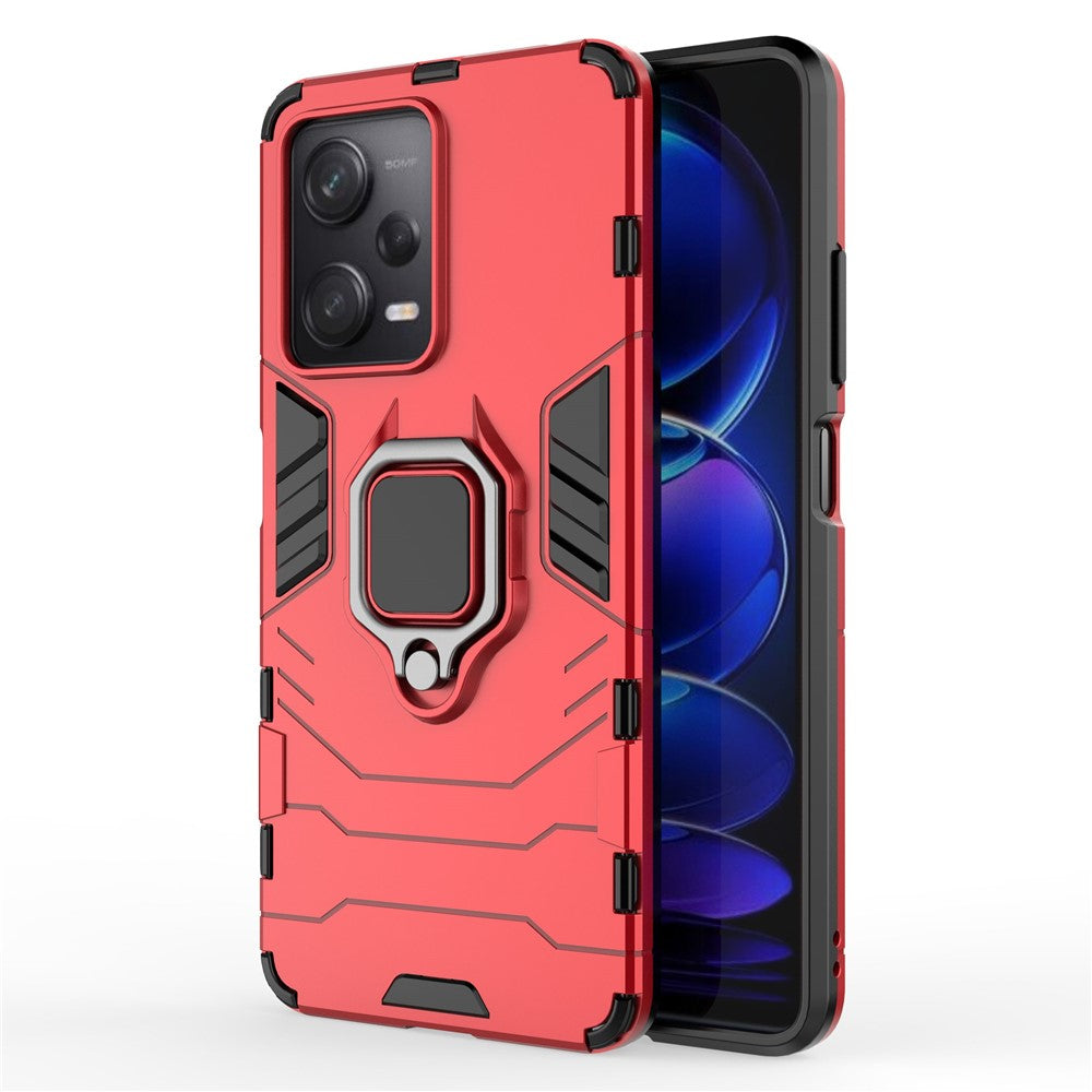 Xiaomi Redmi Note 12 Pro 5G / Note 12 Pro Speed 5G / Poco X5 Pro 5G Ringstöd mobilskal Fallsäkert PC+TPU Skyddande Baksida