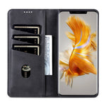 AZNS För Huawei Mate 50 Pro 4G Kohudstruktur Reptålig PU-läder Plånboksfodral Magnetiskt Självabsorberande mobilstativ