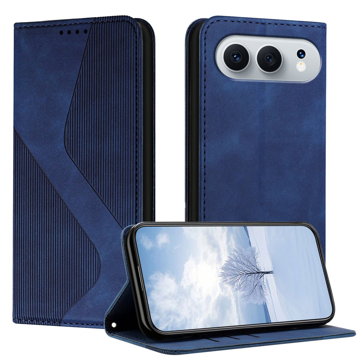 Til Honor 500 5G Telefoncover Hudvenligt Læderpung Etui med Standfunktion
