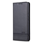 AZNS For Honor X40 5G Cowhide Texture Stand Phone Case PU Leather Magnetic Auto-absorbed Folio Flip Wallet Cover