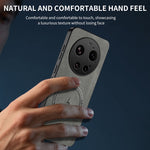 WANLONFENG For Xiaomi 17 Ultra 5G Magnetic Case  SD1 Series Nappa Texture PC TPU Phone Cover